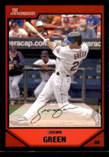 2007 Bowman  #51 Shawn Green New York Mets
