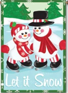 Let it Snow, Let it Snow Garden Talla Bandera PR 51911 - Imagen 1 de 1
