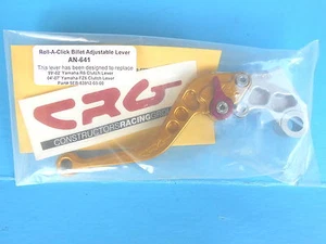 CRG ROLL-A-CLICK BILLET PALANCA DE EMBRAGUE AJUSTABLE AN-641 GOLD SHORTY apc - Imagen 1 de 3