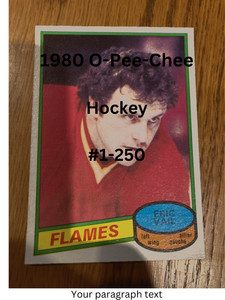 1980-81 O-Pee-Chee Hockey - Pick A Card - Cards 1-375******** FREE SHIPPING*****