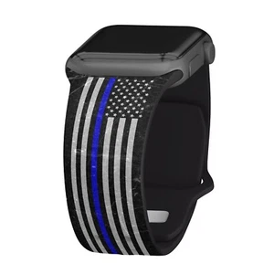 Law Enforcement HD Watch Band Compatible with Apple Watch - Picture 1 of 19