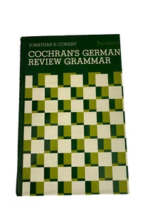 Cochran's German Review Grammar Book Dictionary Language Hardcover 3rd Edition - Picture 1 of 5