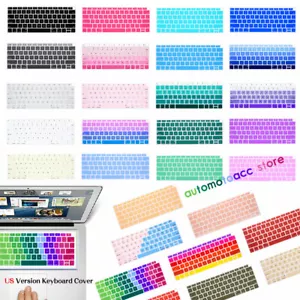 Multicolor Silicone Keyboard Cover For Macbook M3 Air 13 Pro 15 16 14 11 12 inch - Picture 1 of 41