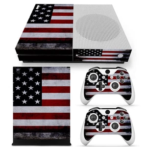 Xbox One S Skin Design Foils Sticker Screen Protector Set - USA 2 Motif - Picture 1 of 1