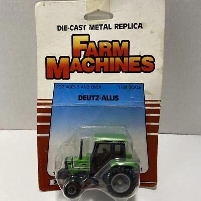 1986 Ertl Farm Machines #1241 Green Deutz-Allis Tractor NEW 1:64 Scale - Image 1 of 4