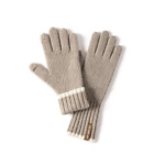 1Pair Womens Warm Gloves Winter Thick Thermal Touchscreen Knitted Soft Gloves