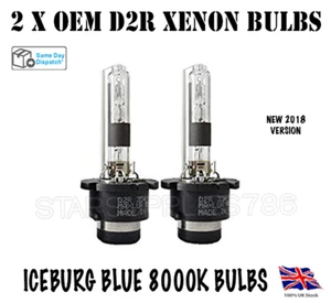 2X D2R XENON BULBS OEM HEADLIGHT REPLACEMENT 12V 35W 8000K VOLVO BMW MINI COOPER - Picture 1 of 5