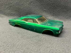 1965 Chevy Impala SS 1/24 Slot Car 1960s Body Original Vintage 1970s Green - Picture 1 of 6