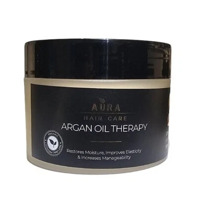 Mascarilla terapéutica de aceite de argán profesional Aura Hair Care 500 m Foto 1 de 2