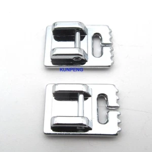 2 pezzi Snap on 5 scanalature Pintuck Piede per cantante, Janome, Babylock, Brother # 5011-15 - Foto 1 di 3