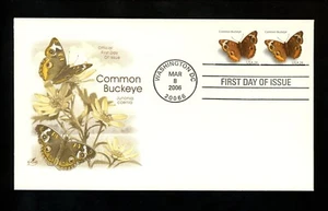 US FDC #4000 Artcraft 2006 Washington DC Buckeye Butterfly W/A - Picture 1 of 2
