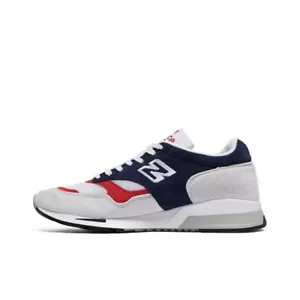 Size 9.5 - New Balance 1500 Made in England Grey Navy Red M1500GWR - Picture 1 of 4