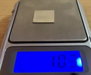 Foglio quadrato argento massiccio religioso indù puro 999 1 pezzo, 1 gm, 15 mm - Foto 1 di 2