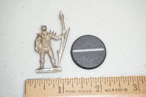 Vintage 90s 1993 Game Lords Metal Miniature Sci-fi KO Gorn Lizardman Unpainted - Picture 1 of 5