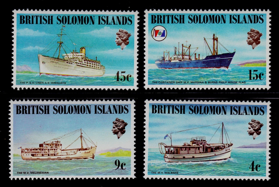 SOLOMON ISLANDS  SCOTT #285-288 MNH  SHIP/BOAT TOPICAL - Image 1 of 1