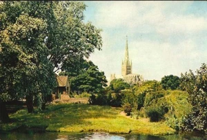 (ah33) Norwich Cathedral  - Norfolk Postcard - Picture 1 of 2