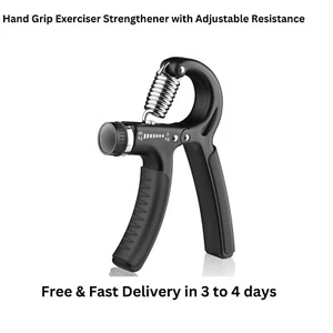 Hand Grip Strength Trainer, Adjustable Resistance 11-132 lbs, for Muscle Buildin - Picture 1 of 3