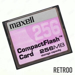 Maxell Compact Flash 256MB CF Type-I Memory Card for Digital Cameras Retroo - Picture 1 of 2
