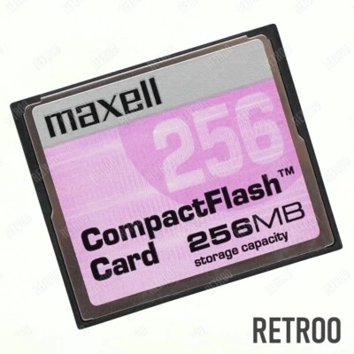 Maxell Compact Flash 256MB CF Type-I Memory Card for Digital Cameras Retroo - Image 1 of 2