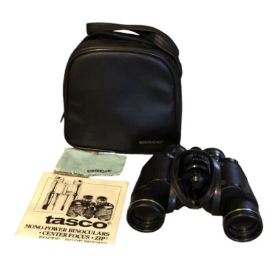 TASCO Zip Focus 7x35mm 4000 Binoculars 1000 Yards With Bag Fully Coated Optics - Image 1 of 4