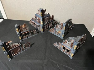 Mesa Wargaming Terreno Completamente Pintado Industrial Warhammer 40K Compatible - Imagen 1 de 7