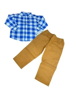 CARTER'S Baby Boy 2-Piece Checkered Set Size 24 Months - Picture 1 of 8
