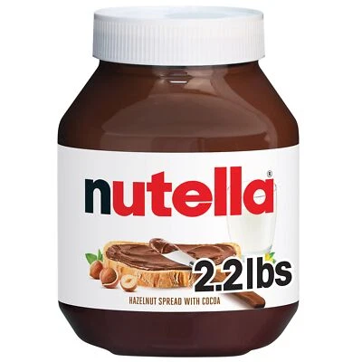 Nutella Hazelnut Spread With Cocoa For Breakfast, Holiday Baking And Desserts, - Image 1 of 4