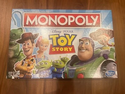 Hasbro Monopoly Toy Story Board Game Disney Pixar Buzz Lightyear Woody NEW ✨ - Image 1 of 4