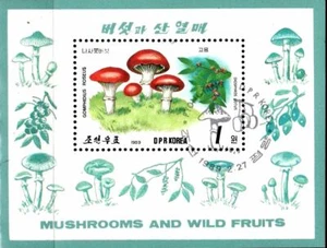 korea 1989 - Paddestoelen / Mushrooms / Pilze  s/s used / cto - Picture 1 of 1