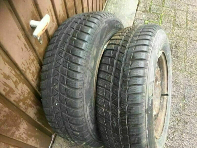 2xkomplette Winterreifen+Felgen 175/70R13 82T für Peugeot 206,Citröen usw - Bild 1 von 4