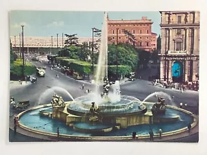 1930s Rome, Italy - Fountain Naiads -Piazza Della Repubblica (Esedra) UNP PC A-2 - Picture 1 of 2