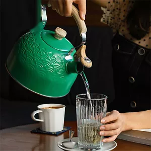 Whistling Kettle 2.5L Capacity Stainless Steel Stovetop Teapot For Water Boi - Picture 1 of 12