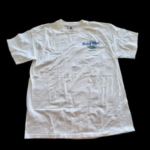 Hard Rock Cafe Memphis T-Shirt Men's Large White Crew Neck Pullover Short Sleeve - Picture 1 of 9