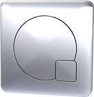 nuie MDPB01 Modern Bathroom Dual Flush Square Push Button for Use with Conceale