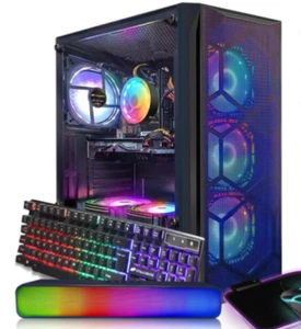 STGAubron Gaming PC Desktop, Radeon RX 580 16G GDDR5, Intel Core i7 up to 3.9G, - Bild 1 von 1