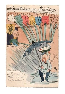 MORLEY . Satire Politique . GUILLAUME II . Interpellations au REICHSTAG - Imagen 1 de 2