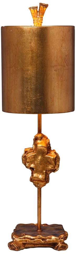 Flambeau Lighting Cross Gold Table Lamp - TA1233