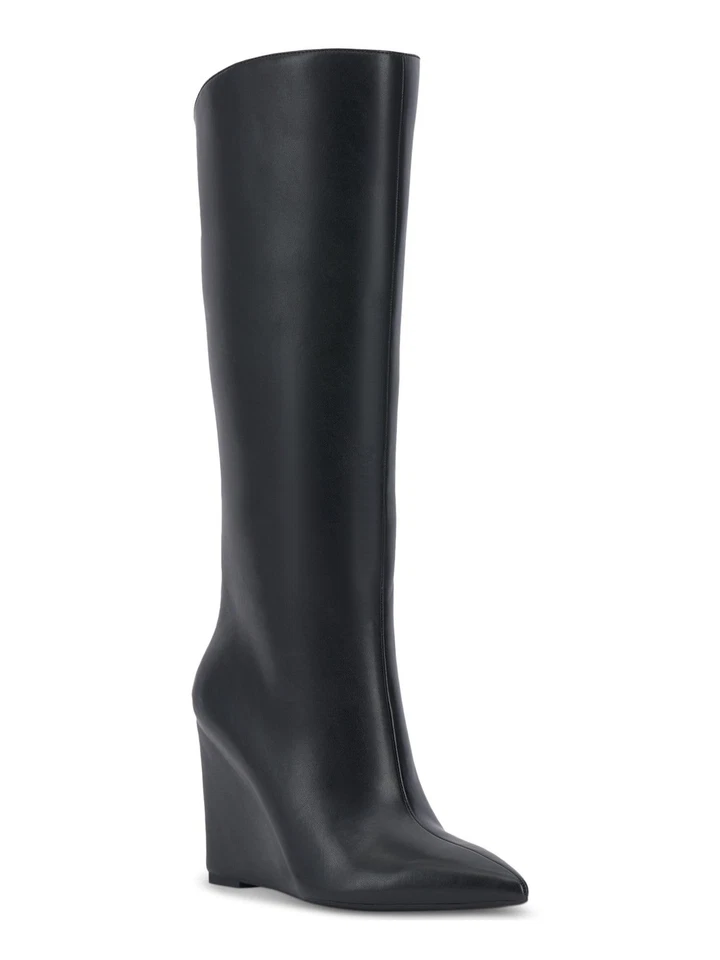 Botas hasta la rodilla INC Appile de cuero sintético para mujer, negras, 10 Foto 1 de 1