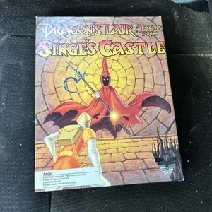 Dragon's Lair: Escape From Singe's Castle (Amiga, 1989) Raro, Juego De Colección - Imagen 1 de 8