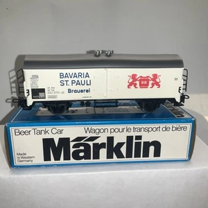 Marklin HO Bavaria St. Pauli Beer Tank Car Bierwagen 4667 West Germany w/Box - Picture 1 of 5