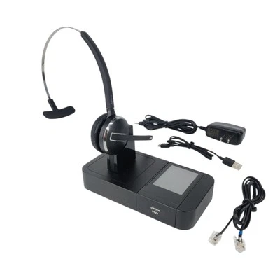 Jabra Pro 9470 Mono DECT Wireless Headset Touch Screen Base & Accessories E5902 Foto 1 de 4