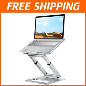 Ultra Space-Saving Adjustable Laptop Stand: Ergonomic Design for 10-17'' Laptops - Picture 1 of 11