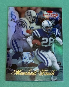 1998 Topps Gold Label Red Label Marshall Faulk/100 Colts Ex - Imagen 1 de 2
