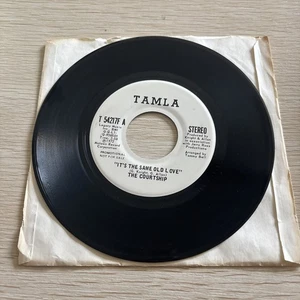 The Courtship IT'S THE SAME OLD LOVE / PROMO COPY 45 7" TAMLA - Picture 1 of 2