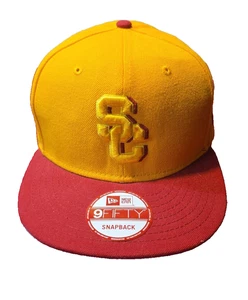Cappello Berretto Snapback USC Trojans New Era 9Fifty University Southern California Nuovo con etichette - Foto 1 di 10