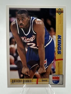 Upper Deck #379 1991 Anthony Bonner radiocontrol Sacramento Kings - Imagen 1 de 2