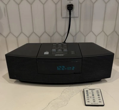 Bose Wave Radio Music System AM/FM CD Player Model AWRC1G & REMOTE  See Video ▶️ - Image 1 of 4