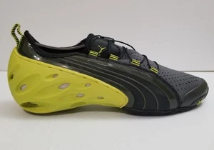 RARE Vintage PUMA K1 Kayaking “Cheese” Shoes US Men’s Size 8 Black Yellow - Picture 1 of 14