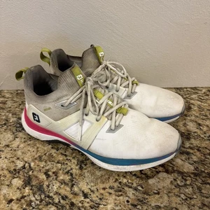 Zapatos FootJoy HyperFlex para hombre talla 9,5 golf con clavos de carbono 51124 FJ LEER - Imagen 1 de 13