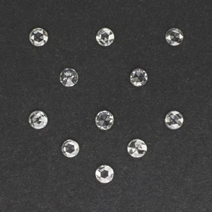 ROSE CUT DIAMOND 11 STONE PARCEL E-G VS2-SI2 LAYOUT ROUND NATURAL EARTH MINED - Picture 1 of 1
